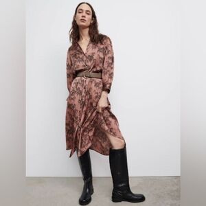 Zara Zebra Print Dress - size small